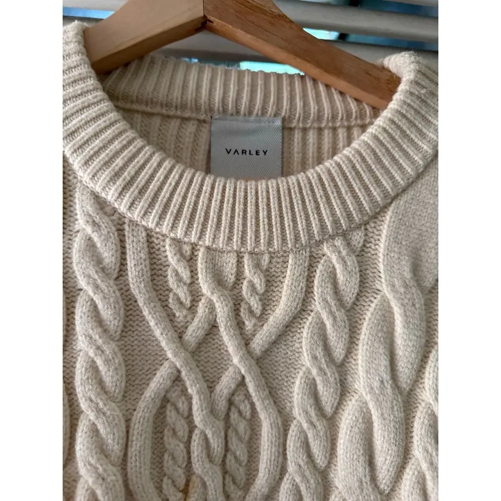 Varley Mondain Cable Knit Sweater